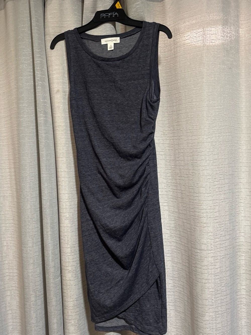 Sleeveless Ruched Tank Dress in